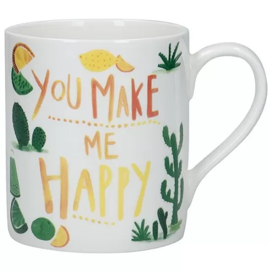 Kitchen Craft Fine Bone China "You make me happy" 330ml Can Mug, KCMCAN177 Shop quality Kitchen Craft Fine Bone China "You make me happy" 330ml Can Mug in Kenya from vituzote.com Shop in-store or online and get countrywide delivery!