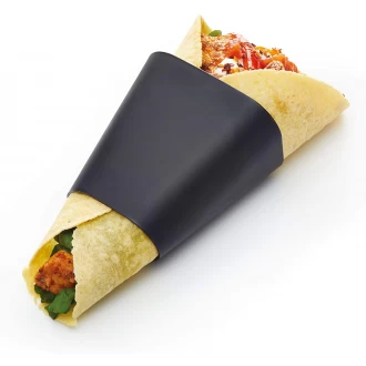 Kitchen Craft Individual Plastic Mexican Tortilla Sleeve Holder, Set of 4