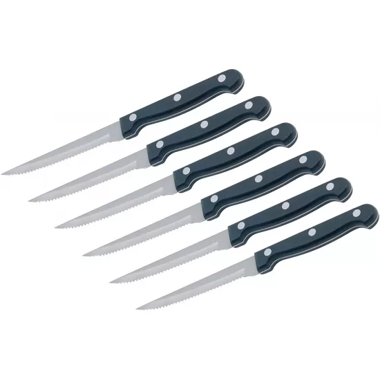 Kitchen Craft Steak Knives, in Gift Box, Stainless Steel, 22 cm, Set of 6, KCSTEAK6 Shop quality Kitchen Craft Steak Knives, in Gift Box, Stainless Steel, 22 cm, Set of 6 in Kenya from vituzote.com Shop in-store or online and get countrywide delivery!