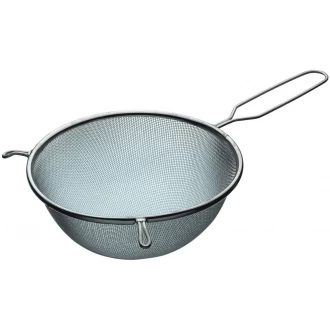 Kitchen Craft Tin-Coated Large Metal Sieve, 20 cm (8")