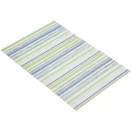 Kitchen Craft Woven Green Stripe Reversible Placemat