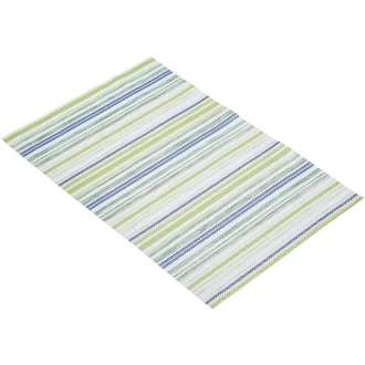 Kitchen Craft Woven Green Stripe Reversible Placemat