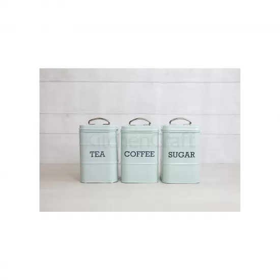 Shop quality Living Nostalgia Tea/Coffee/Sugar Canisters in Gift Box, Steel, Vintage Blue in Kenya from vituzote.com Shop in-store or online and get countrywide delivery!