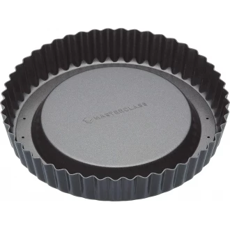 Master Class Non-Stick 20cm Raised Loose Base Fluted Flan Tin