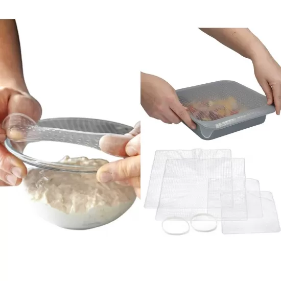 Master Class Silicone Stretch Lids Square Food Covers, ( 4 Piece Set of 19.5 cm ), MCFCSQ4PC20 Shop quality Master Class Silicone Stretch Lids Square Food Covers, ( 4 Piece Set of 19.5 cm ) in Kenya from vituzote.com Shop in-store or online and get countrywide delivery!
