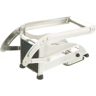 Master Class Stainless Steel Potato Chipper - Lever Action with 2 Interchangeable Blades