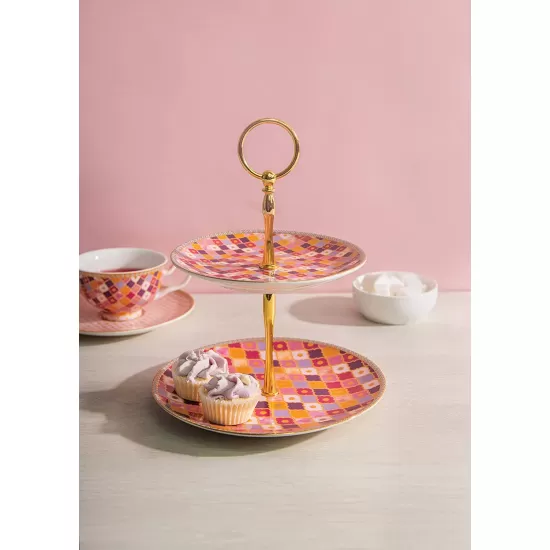 Maxwell & Williams Teas & C’s Kasbah Cake Stand in Gift Box, Porcelain, Rose, 2 Tiers, HV0124 Shop quality Maxwell & Williams Teas & C’s Kasbah Cake Stand in Gift Box, Porcelain, Rose, 2 Tiers in Kenya from vituzote.com Shop in-store or online and get countrywide delivery!