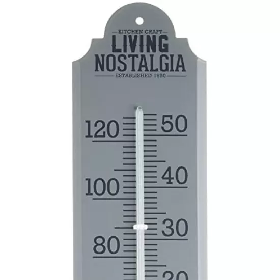 Shop quality Living Nostalgia 50 cm Outdoor Metal Wall Thermometer, Grey in Kenya from vituzote.com Shop in-store or online and get countrywide delivery!