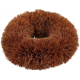 Natural Elements Coconut Scourer, Coconut Fibres, Brown, 8.5 x 9 x 3 cm