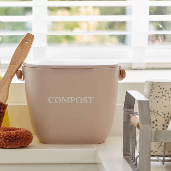 Shop quality Natural Elements Kitchen Compost Bin, Bamboo Fibre, Putty Grey, 3 Litre in Kenya from vituzote.com Shop in-store or online and get countrywide delivery!