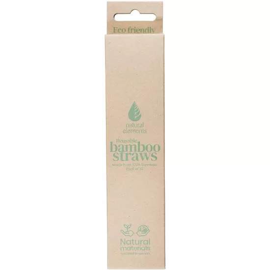 Natural Elements Reusable Straws, 10 Piece Bamboo Straw Set with Cleaning Brush, 19cm, NEBAMSTR10PC Shop quality Natural Elements Reusable Straws, 10 Piece Bamboo Straw Set with Cleaning Brush, 19cm in Kenya from vituzote.com Shop in-store or online and get countrywide delivery!