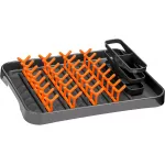Premier Dish Drainer - Grey/Orange
