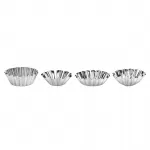Premier Round Fluted Cake Moulds - Set of 8