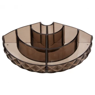 Premier Semi Round Diamond Cosmetic Organizer
