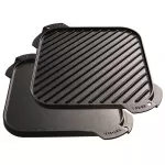 Lodge Cast Iron Single-Burner Reversible Grill/Griddle, 10.5-inch