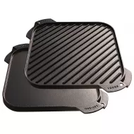 Lodge Cast Iron Single-Burner Reversible Grill/Griddle, 10.5-inch