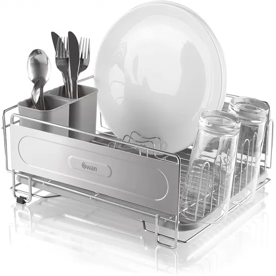 Shop quality Swan Dish Rack, Rust Resistant Dish Drainer with Anti Slip Feet and Drip Tray, Chrome in Kenya from vituzote.com Shop in-store or online and get countrywide delivery!