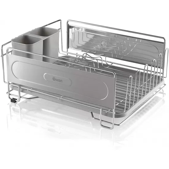 Shop quality Swan Dish Rack, Rust Resistant Dish Drainer with Anti Slip Feet and Drip Tray, Chrome in Kenya from vituzote.com Shop in-store or online and get countrywide delivery!