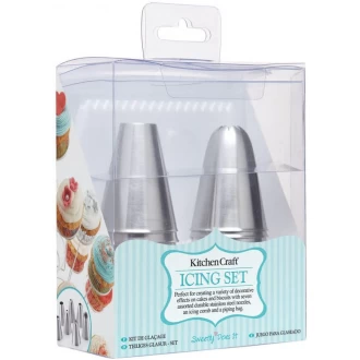 Sweetly Does It Piping Bag and Nozzles, Gift Boxed, Luxury 9 Piece Icing Set
