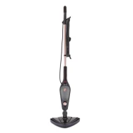 Tower 16-in-1 Steam Mop, Swivelling Mop Head, 400 ml Tank, Includes 16 Accessories, 1500 Watts, Black