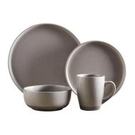 Tower Avena 16 Piece Dinnerware Set Fossil Grey