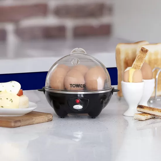 Shop quality Tower Egg Boiler, Poacher and Omelette Maker with Steamer 360 W, Black in Kenya from vituzote.com Shop in-store or online and get countrywide delivery!