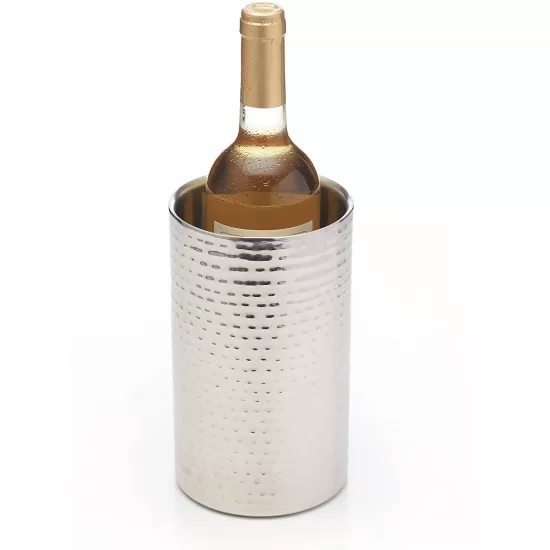 Shop quality BarCraft Double-Walled Stainless Steel Wine Bottle Cooler, 12 x 20 cm (4.5" x 8") - Hammered Finish in Kenya from vituzote.com Shop in-store or online and get countrywide delivery!