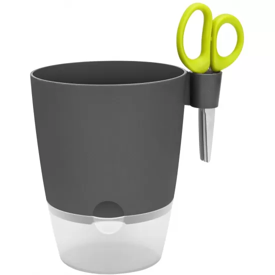 Elho Herbs All-in-1 Flowerpot & Herb Scissors, Anthracite, 13 cm, 8112211342500 Shop quality Elho Herbs All-in-1 Flowerpot & Herb Scissors, Anthracite, 13 cm in Kenya from vituzote.com Shop in-store or online and get countrywide delivery!
