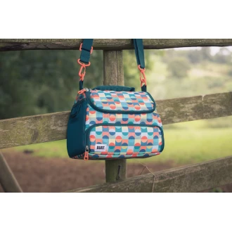 BUILT Retro Lunch Bag with Storage Compartment, 6 Litre