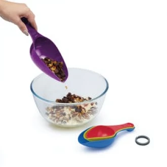 Colourworks Set of 4 Measuring Scoop Set