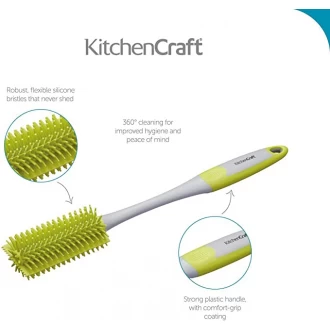 Kitchen Craft Silicone Bottle Cleaning Brush