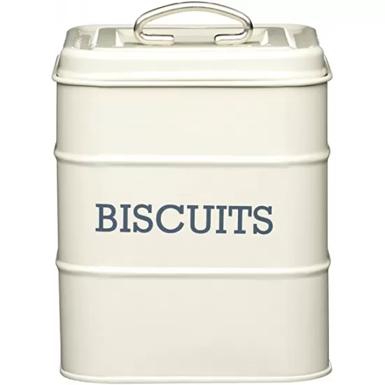 Shop quality Living Nostalgia Airtight Metal Biscuit Tin - Antique Cream in Kenya from vituzote.com Shop in-store or online and get countrywide delivery!