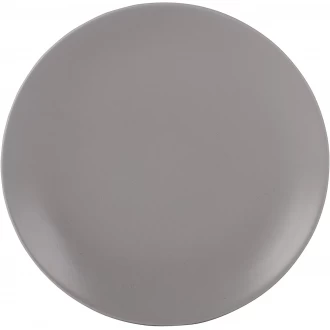 Mikasa Gourmet Elegance Ceramic Round Side Plate, Grey - 20 cm (7¾")