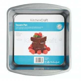 Kitchen Craft Non-Stick Square Bake Pan, 20 cm