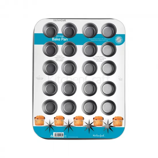 Kitchen Craft Non-Stick Mini Twenty Four Hole Baking / Tart Pan, KC2BK22 Shop quality Kitchen Craft Non-Stick Mini Twenty Four Hole Baking / Tart Pan in Kenya from vituzote.com Shop in-store or online and get countrywide delivery!