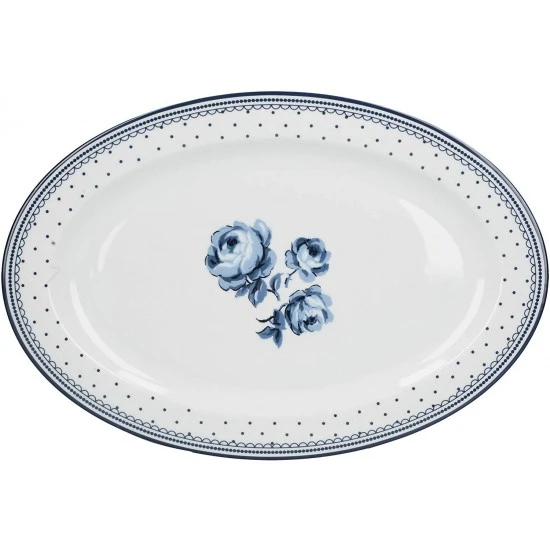 Katie Alice Vintage Indigo Serving Platter with Floral Design, 36 x 24 cm, C000102 Shop quality Katie Alice Vintage Indigo Serving Platter with Floral Design, 36 x 24 cm in Kenya from vituzote.com Shop in-store or online and get countrywide delivery!