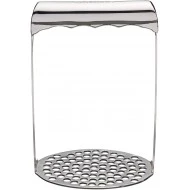 Kitchen Craft Short-Handled Round Potato Masher, 7 x 11 x 16 cm (3" x 4.5" x 6.5")