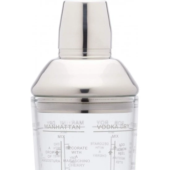 Shop quality BarCraft Easy Glass Cocktail Shaker with Printed Recipes, 700 ml in Kenya from vituzote.com Shop in-store or online and get countrywide delivery!