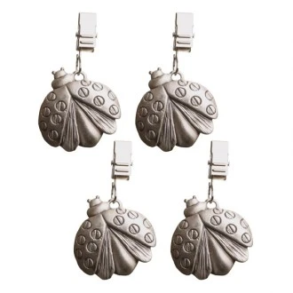 Kitchen Craft Set of 4 Solid Pewter Table Cloth Weights