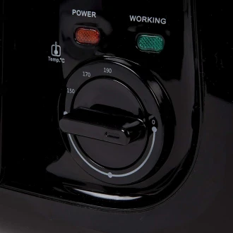 Swan Deep Fat Fryer with Viewing Window, Easy Clean, 2.5 Litre, 1800 Watts, Black