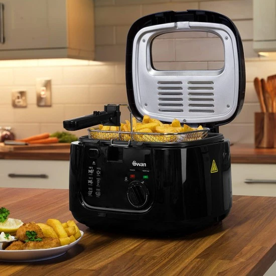 Shop quality Swan Deep Fat Fryer with Viewing Window, Easy Clean, 2.5 Litre, 1800 Watts, Black in Kenya from vituzote.com Shop in-store or online and get countrywide delivery!