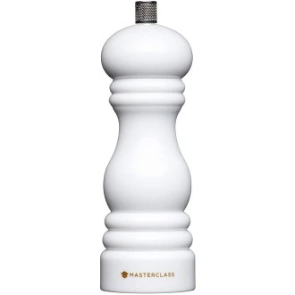 Master Class Salt or Pepper Mill (17cm) - White
