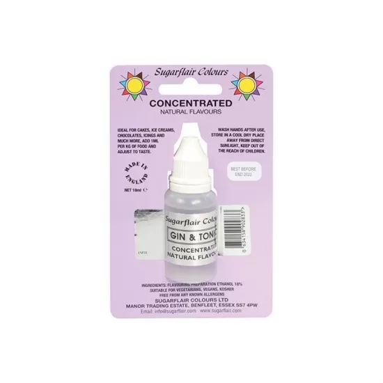 Shop quality Sugarflair Gin & Tonic Concentrated Natural Flavour 18ml in Kenya from vituzote.com Shop in-store or online and get countrywide delivery!
