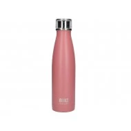 BUILT Perfect Seal Insulated Stainless Steel Thermal Flask/ Water Bottle with Leakproof Cap, Pink, 480 ml