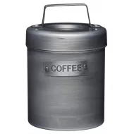 Industrial Kitchen Vintage-Style Metal Coffee Canister, 1 L