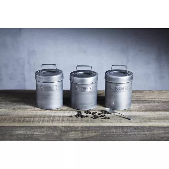 Shop quality Industrial Kitchen Vintage-Style Metal Coffee Canister, 1 L in Kenya from vituzote.com Shop in-store or online and get countrywide delivery!