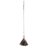 Living Nostalgia Genuine Ostrich Feather Duster with Telescopic Handle, (extends from 102 - 152 cm)