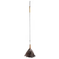 Living Nostalgia Genuine Ostrich Feather Duster with Telescopic Handle, (extends from 102 - 152 cm) Living Nostalgia Genuine Ostrich Feather Duster with Telescopic Handle, (extends from 102 - 152 cm)