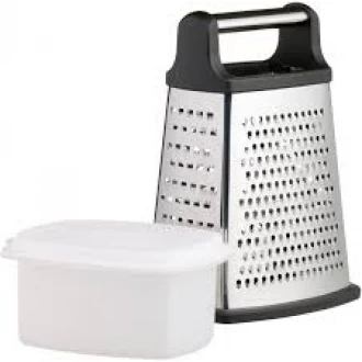 Master Class Grater / Box Grater + Collecting Box, 23cm