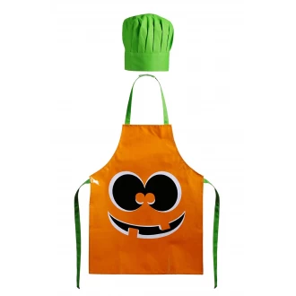 Premier Childrens Pumpkin PVC Chef Set - Apron + Hat